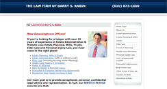 Desktop Screenshot of barryrabinlaw.com